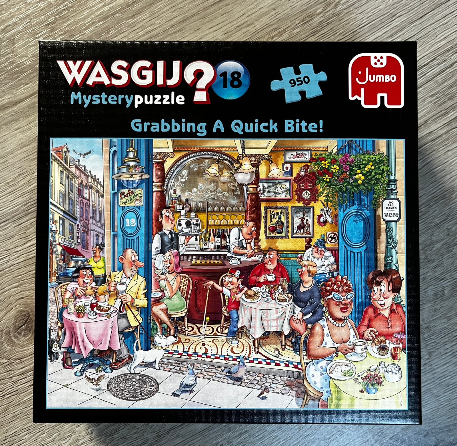 Wasgij puzzels, 4 stuks.  Ruilen mag ook, Ophalen, 500 t/m 1500 stukjes, Zo goed als nieuw, Legpuzzel