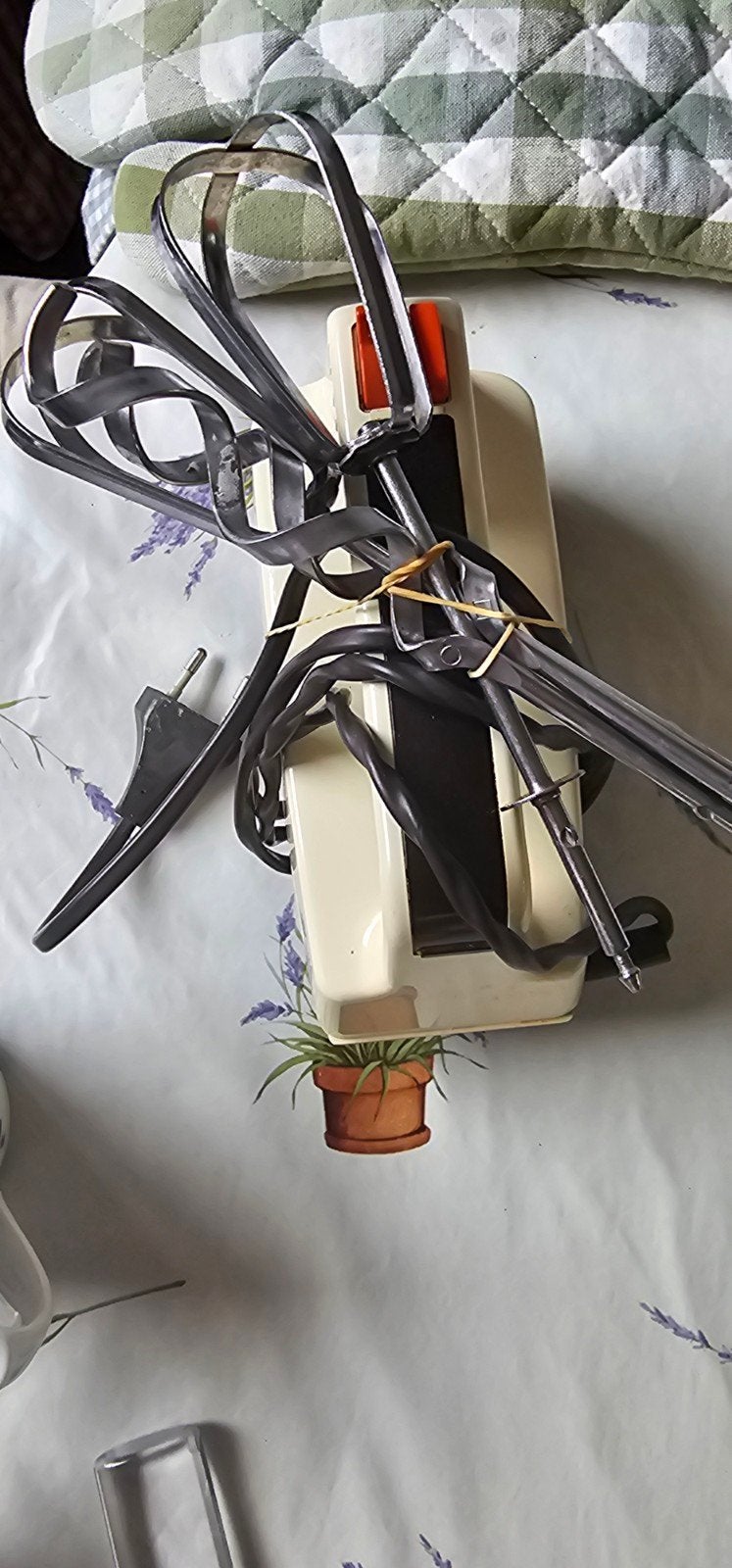 Vintage handmixer met kloppers, Ophalen of Verzenden, Gebruikt
