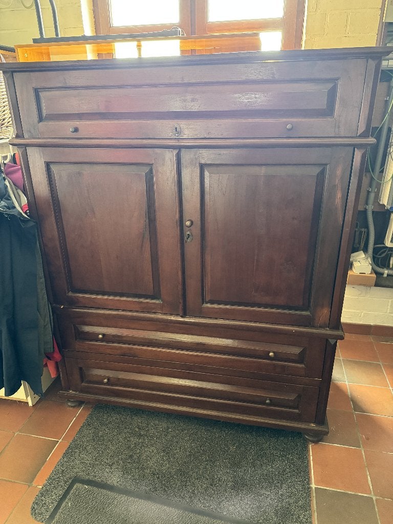 Tropische houten kast, Antiek en Kunst, Ophalen