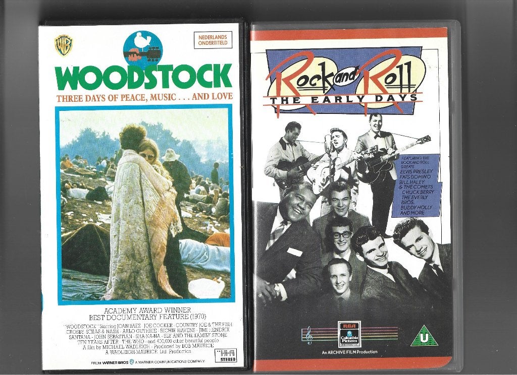 Muziek VHS : 27 x Muziek VHS Video Banden uit de jaren 60/70, Alle leeftijden, Verzenden, Zo goed als nieuw, Muziek en Concerten