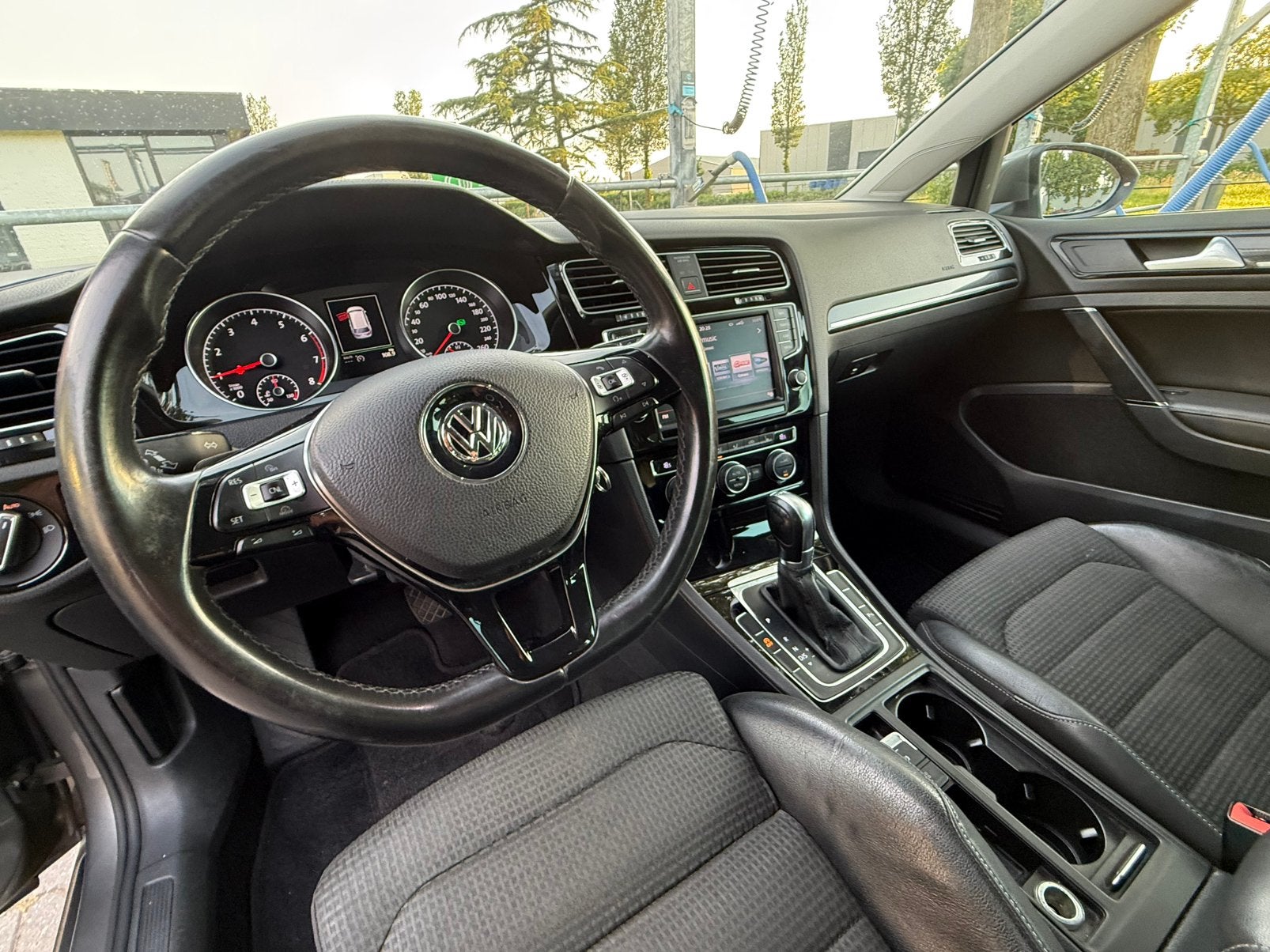 Volkswagen Golf 1.2 TSI Automaat 2014 Grijs, Zwart, 4 cilinders, Leder en Stof, Origineel Nederlands