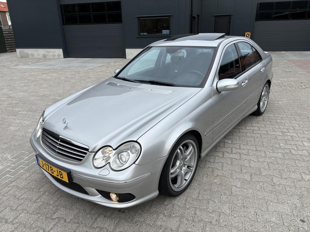 Mercedes-Benz C-Klasse C55 AMG V8 Aut. Navi, Leer, Schuif/ka, Automaat, Achterwielaandrijving, Gebruikt, Stoelverwarming