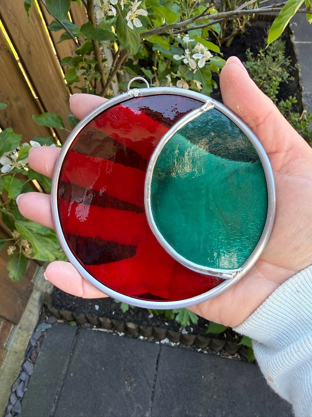 Glas in lood raamhanger, Ophalen of Verzenden, Nieuw, Glas