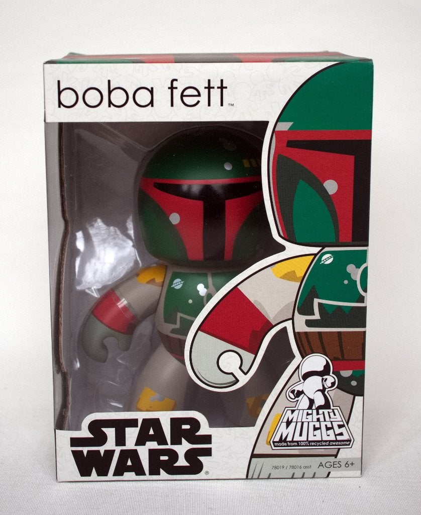 Star Wars Mighty Muggs Boba Fett Actiefiguur, Ophalen of Verzenden, Nieuw, Actiefiguurtje