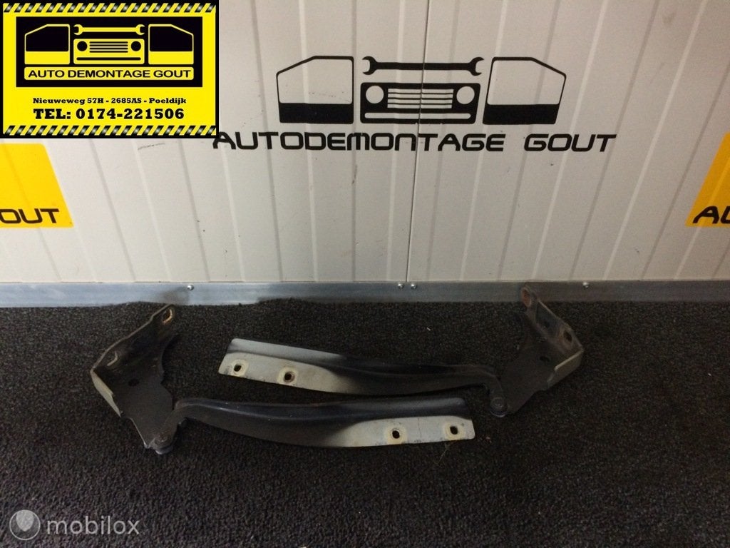Fiat Grande Punto ('05-'11)Motorkapscharnieren Set L + R, Gebruikt, Fiat, Ophalen of Verzenden, Fiat