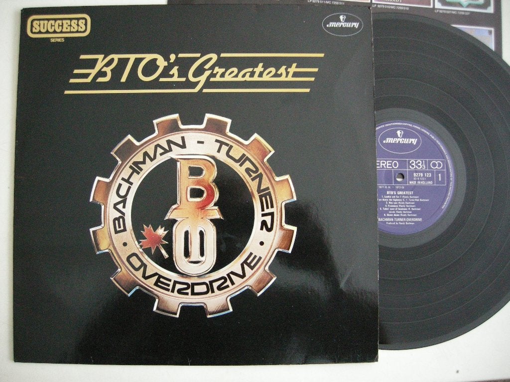Bachman Turner Overdrive BTO Greatest Hits - LP vinyl zgan, Ophalen, Zo goed als nieuw, 12 inch, Rock-'n-roll