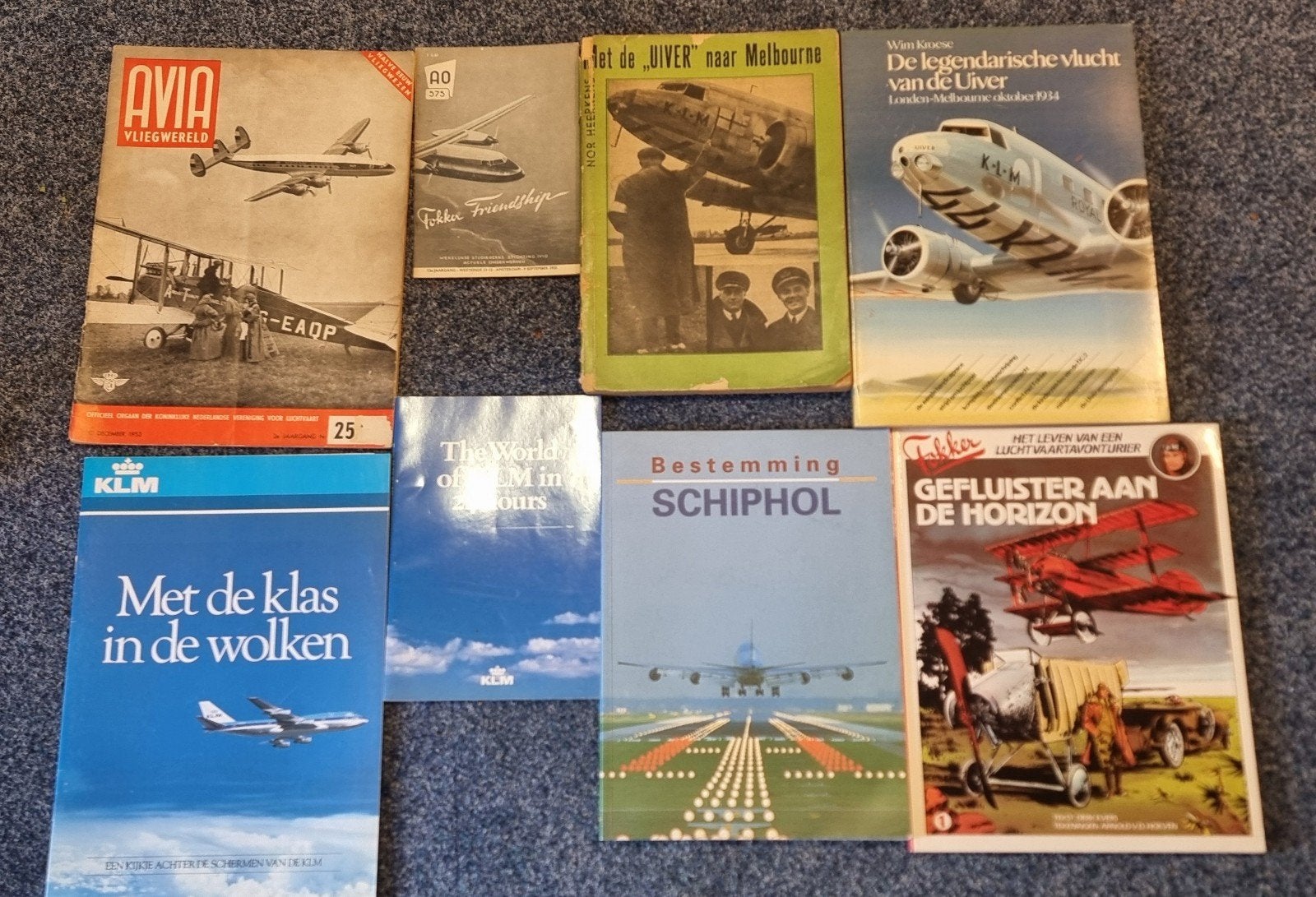 diverse boeken over en van KLM, Ophalen of Verzenden, Gebruikt, Boek of Tijdschrift