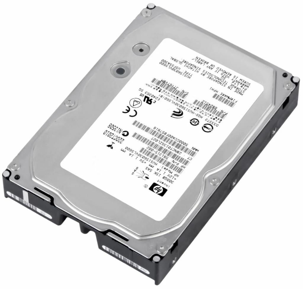 HP 300GB HUS156030VLS600 15000RPM SAS 3.5" Hard Drive, SAS, Facturen@maascomputers.nl, Ophalen of Verzenden, Desktop