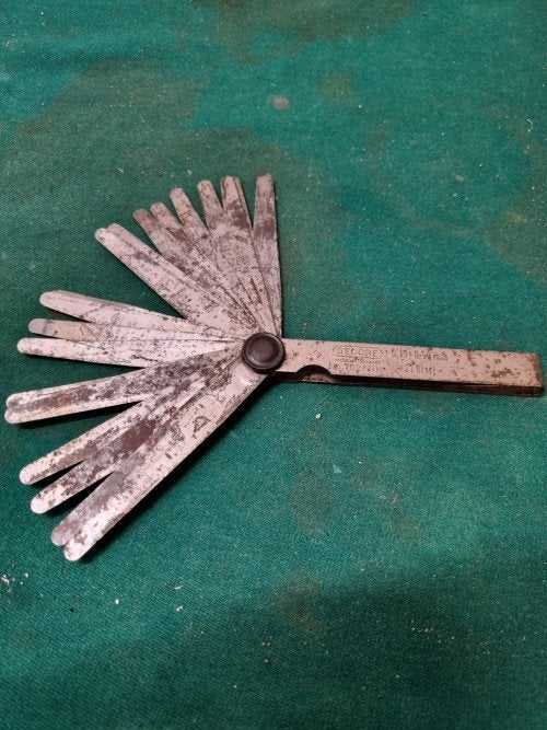 voelermaat gedore 0.10 0.50mm, Ophalen of Verzenden, 'T Olde Gre-j, Info@toldegrej.nl, Endepoelstraat 20f Didam