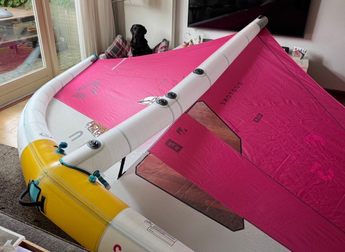 Duotone unit sls 6.5 incl Boom ZGAN, Ophalen, Zo goed als nieuw, Wingsurf-wing