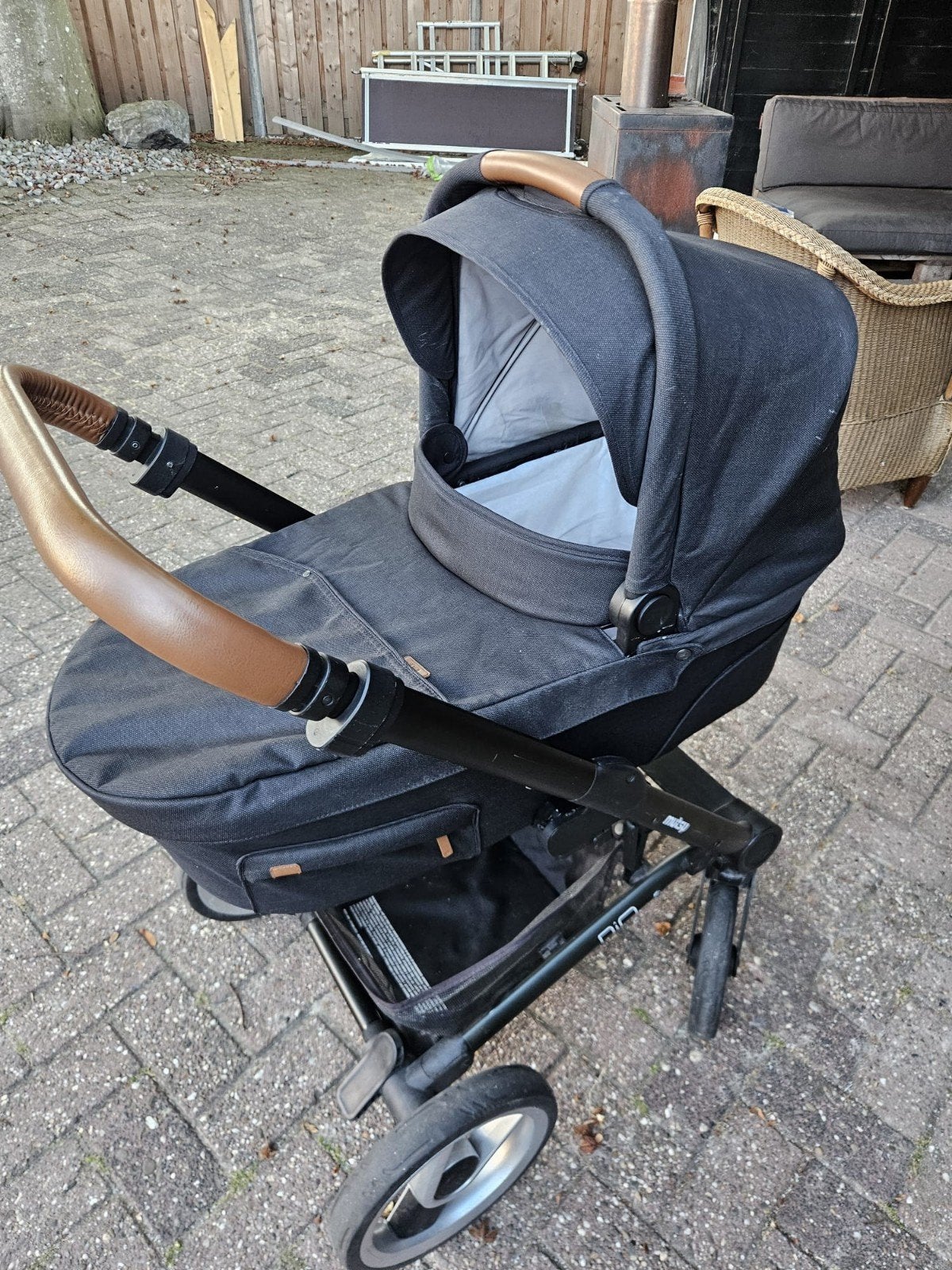 Mutsy Nio Combiwagen met Maxi-Cosi en accessoires, Ophalen, Gebruikt, Mutsy