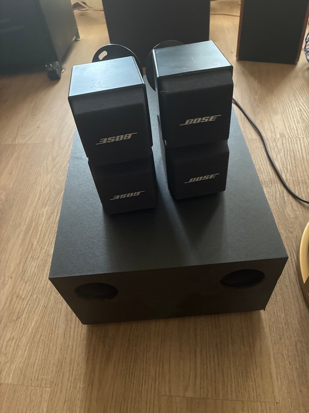 Bose Acoustimass Speaker Systeem - Compleet met Subwoofer, Gebruikt, Speakerset, Ophalen of Verzenden, 60 tot 120 watt