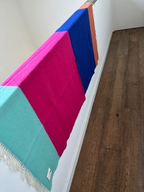 Wollen plaid, Wol, Ophalen of Verzenden, Zo goed als nieuw, Plaid