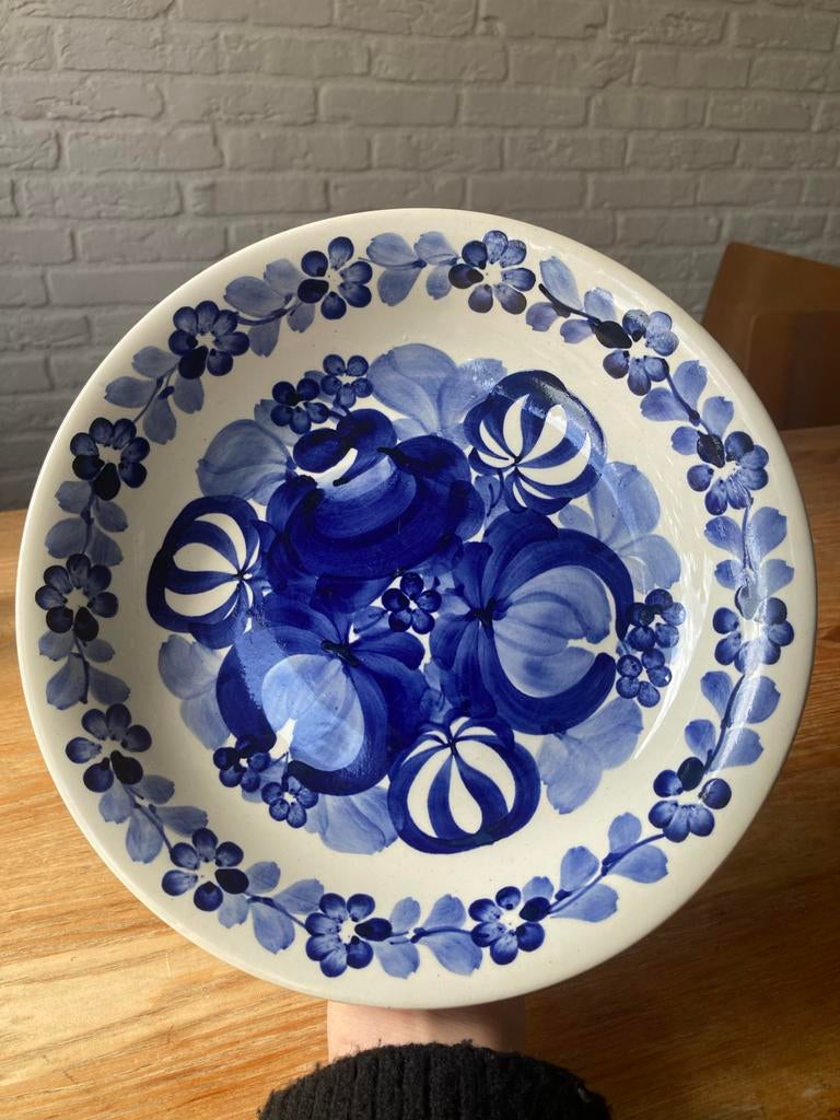 Włocławek faience bord uit Polen, jaren '70, Ophalen of Verzenden