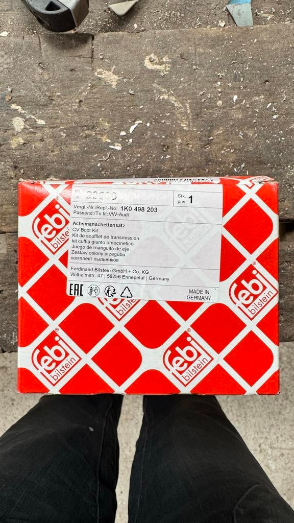 FEBI Bilstein asmanchet VW-Audi 1K0 498 203, Ophalen of Verzenden, Nieuw, Volkswagen