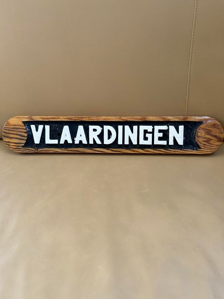Plaatsnaambord “VLAARDINGEN”, Ophalen of Verzenden, Overige typen