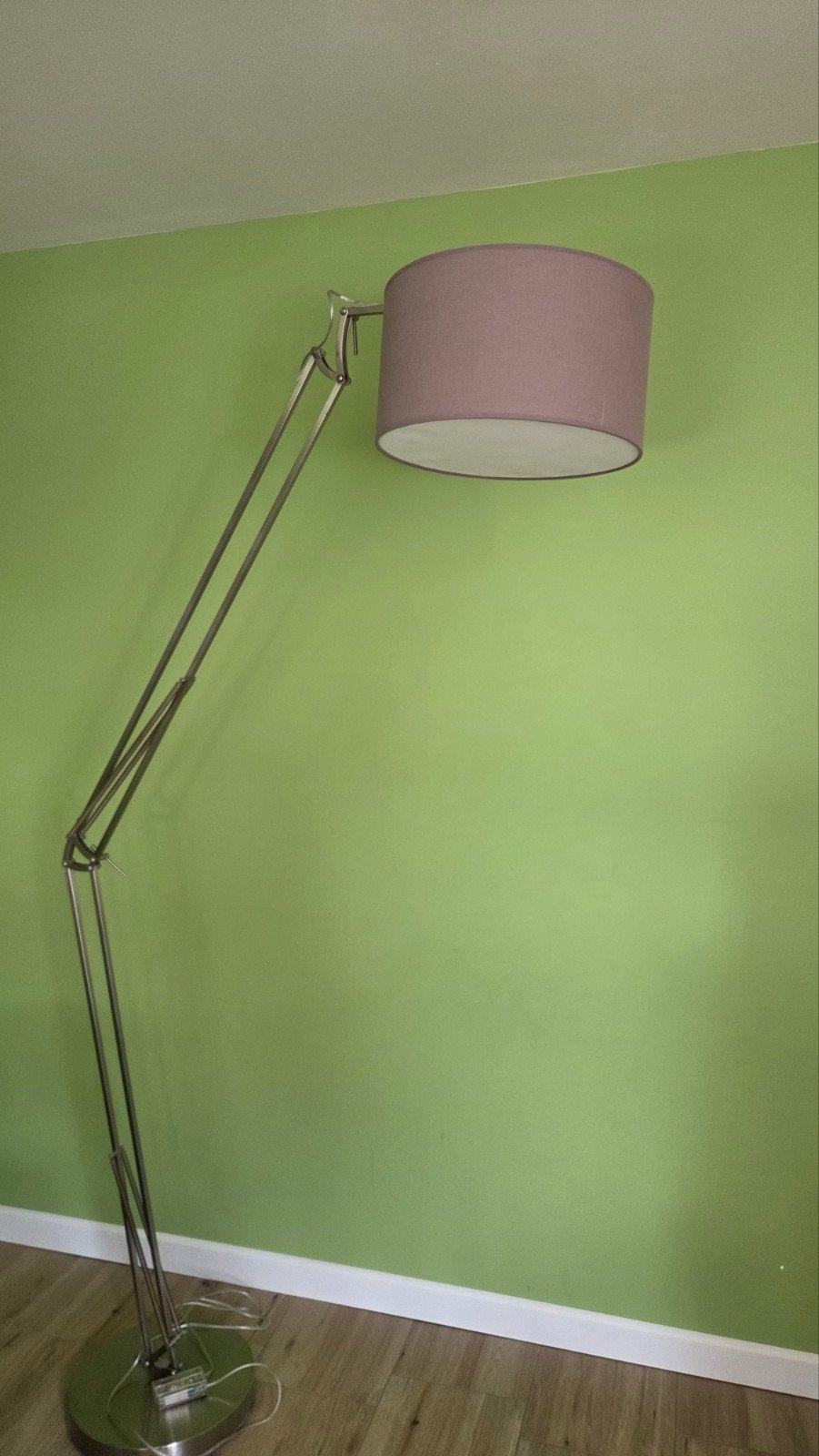 Luuk Karwei Vloerlamp - Dimbaar & Verstelbaar tot 200 cm, Huis en Inrichting, Lampen | Vloerlampen, Ophalen, Zo goed als nieuw