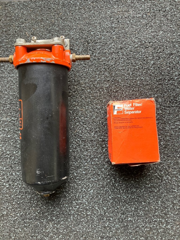 Fram diesel filter /waterafscheider en los oliefilter Fram, Watersport en Boten, Bootonderdelen, Zo goed als nieuw, Motor en Techniek