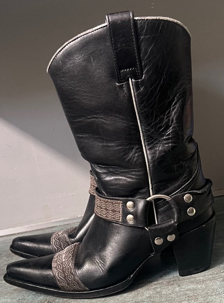 Paul Warmer by Sendra. Leren laarzen. Mt 39., Hoge laarzen, Zwart, Ophalen of Verzenden, Zo goed als nieuw