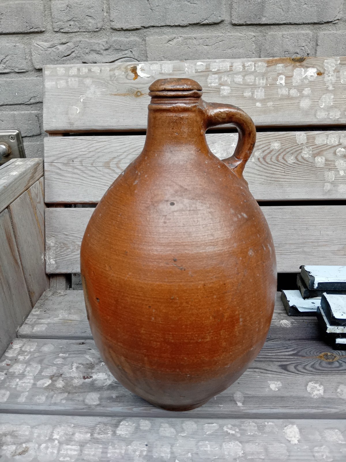 Oude stenen kruik, Ophalen of Verzenden