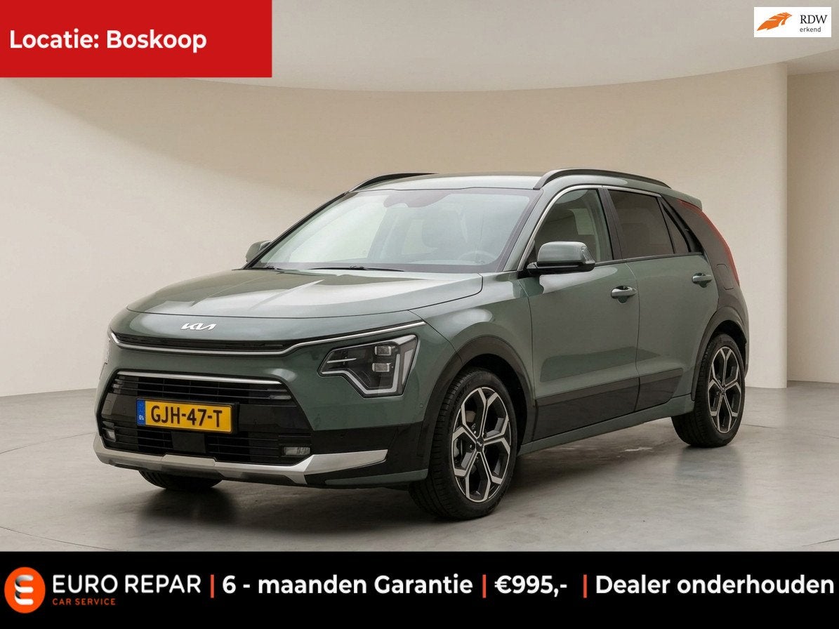 Kia NIRO 1.6 GDi Hybrid DynamicLine TREKHAAK, Gebruikt, Euro 6, 23 km/l, Leder