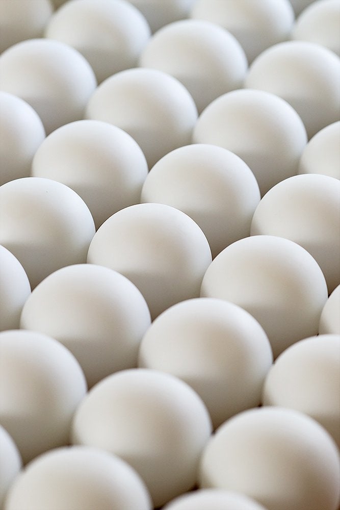 Witte kunststof bollen, Ophalen of Verzenden, Zo goed als nieuw
