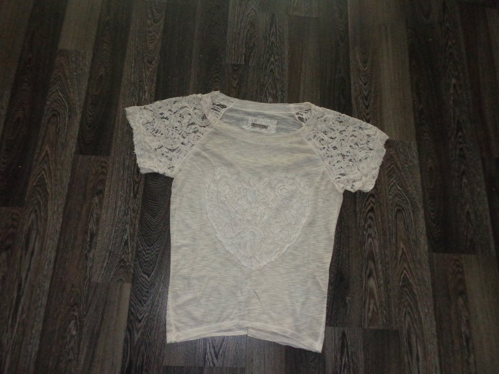 leuk damest-shirt met hart ( maat L ) KOSMIKA, Ophalen of Verzenden, Gedragen, Maat 42/44 (L), Korte mouw