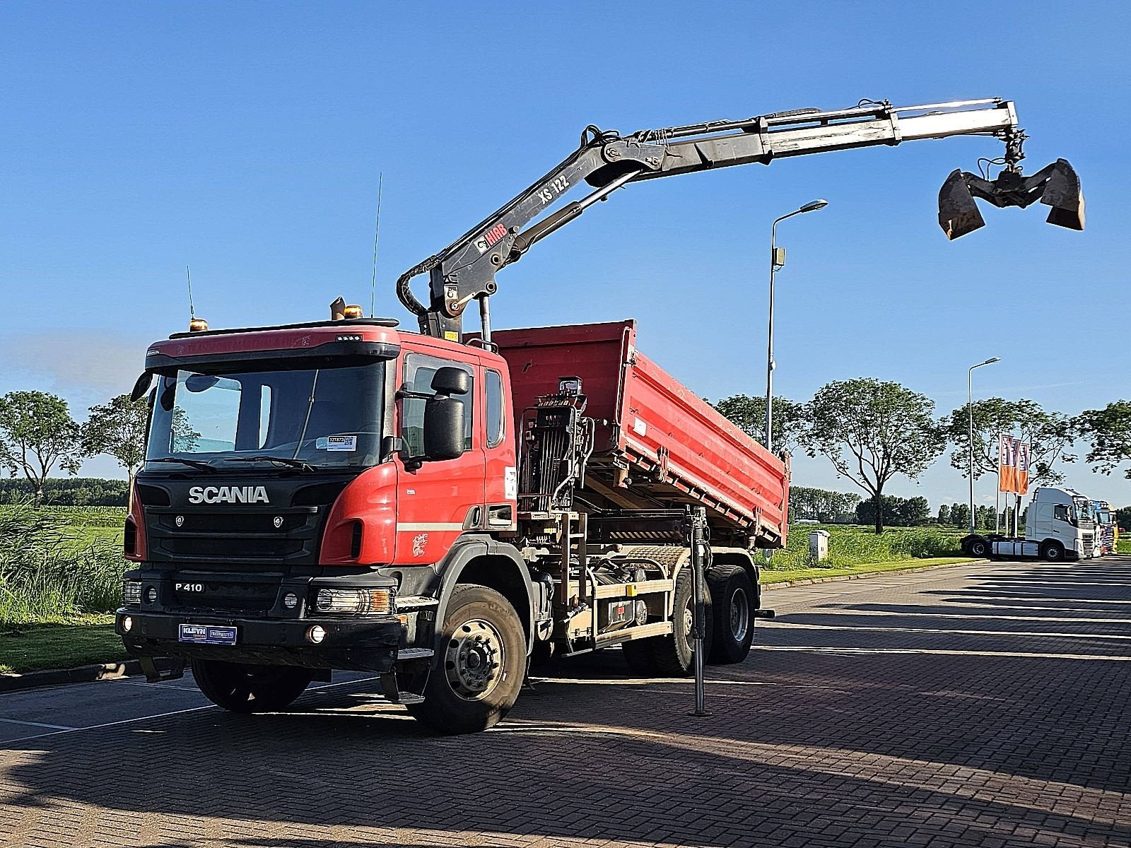 SCANIA P410 hiab xs122, Automaat, Stoelverwarming, Euro 6, Scania