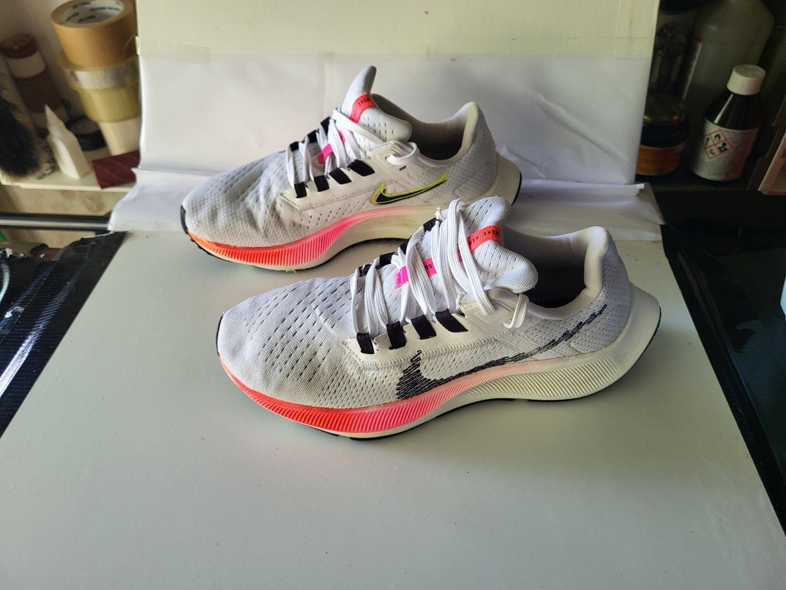 Nike Air Zoom Pegagus 38 "Rawdacius" hardloopschoenen, Wit, Nike, Ophalen of Verzenden, Sneakers of Gympen