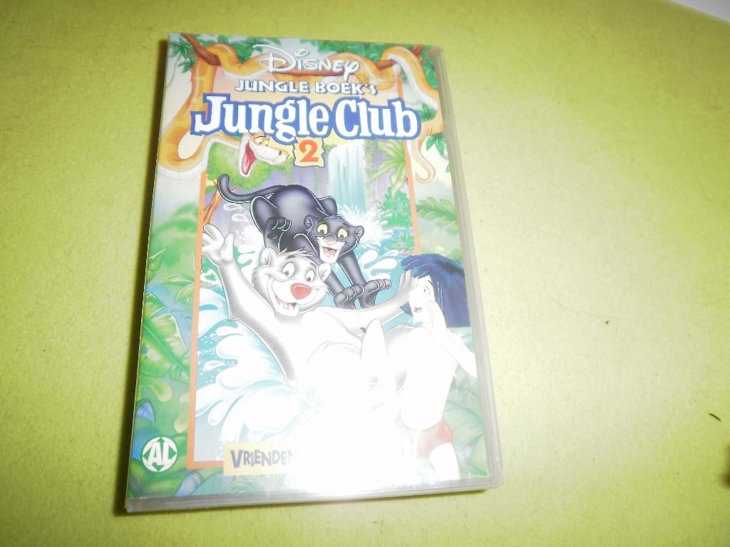 JUNGLECLUB Deel 2! Leuke Disney Tekenfilm Op VIDEO!, Gebruikt, Tekenfilm, Alle leeftijden, Kinderprogramma's en -films