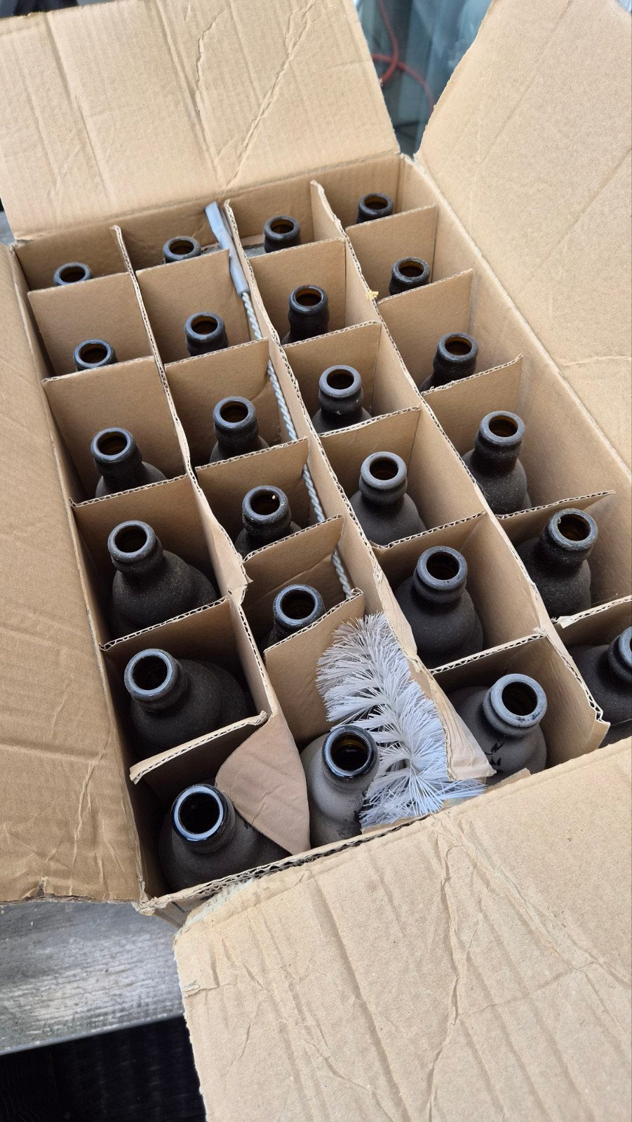 Bierbrouwkit compleet met meetapparatuur en flesjes, Ophalen, Zo goed als nieuw