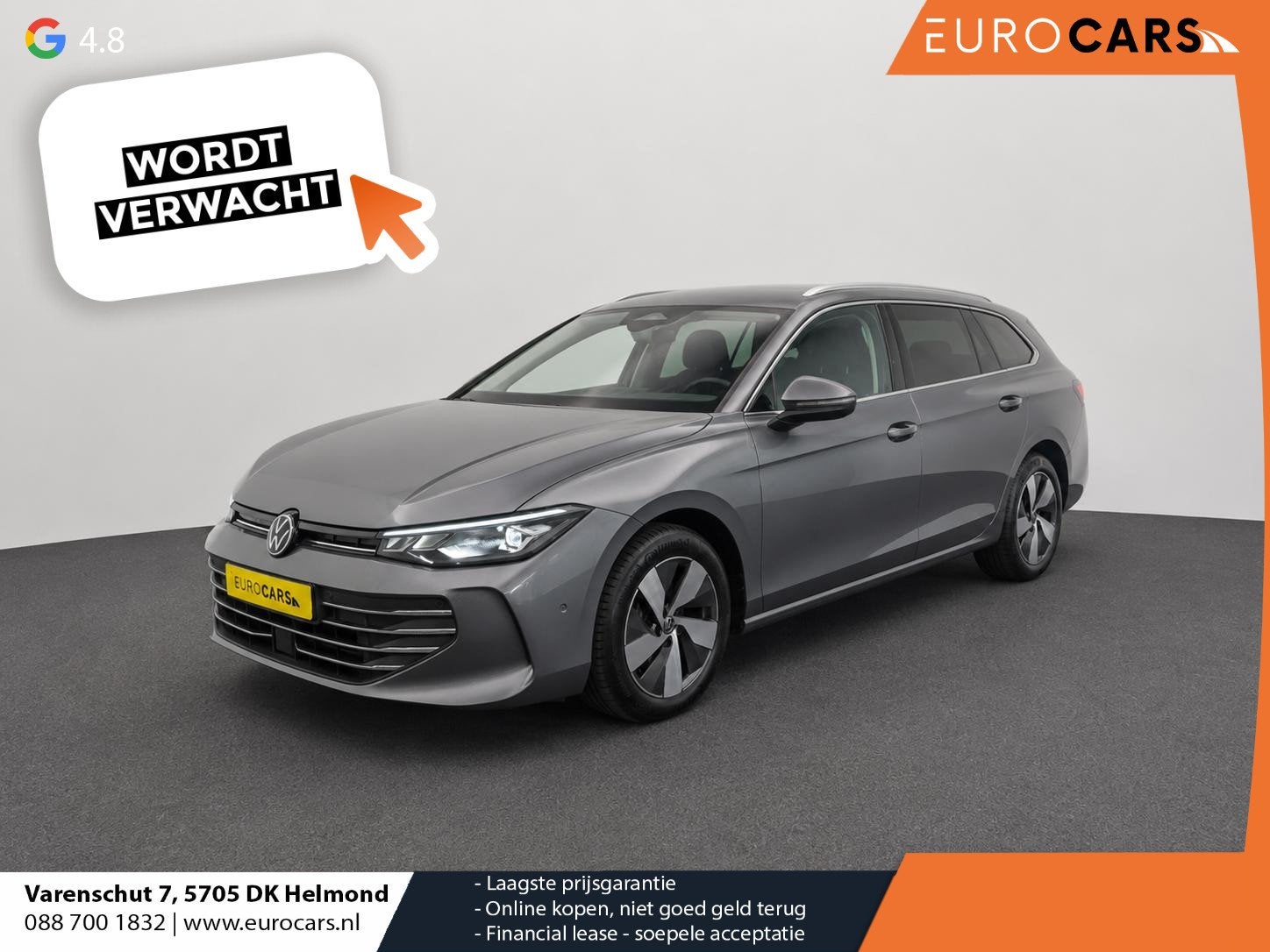 Volkswagen Passat Variant 1.5 eTSI Business Navigatie Apple, Auto's, 4 cilinders, Leder, 19 km/l, 1600 kg