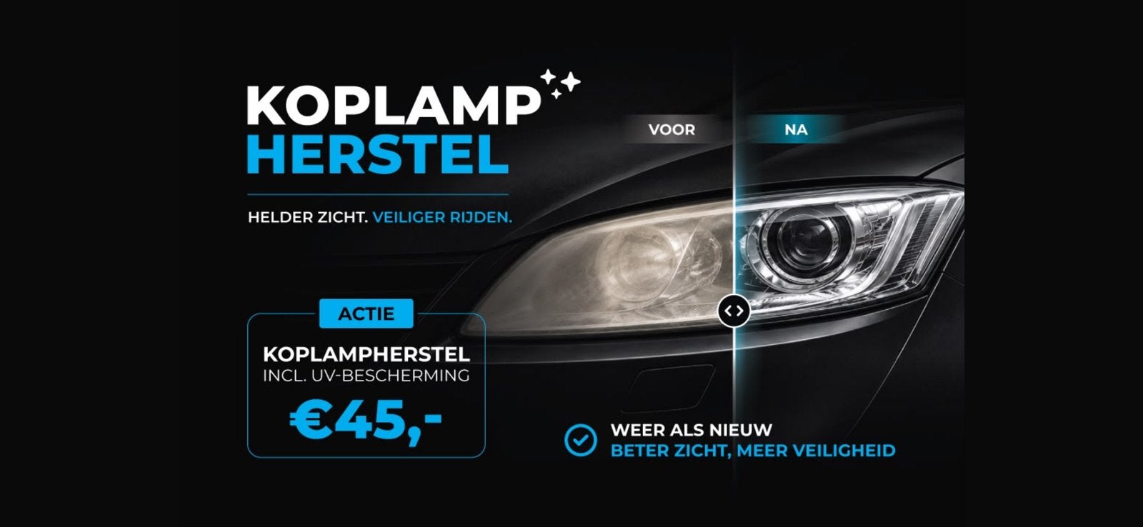 Koplampherstel / Koplamp Dof? / Koplamp polijsten / *ACTIE*, Ophalen