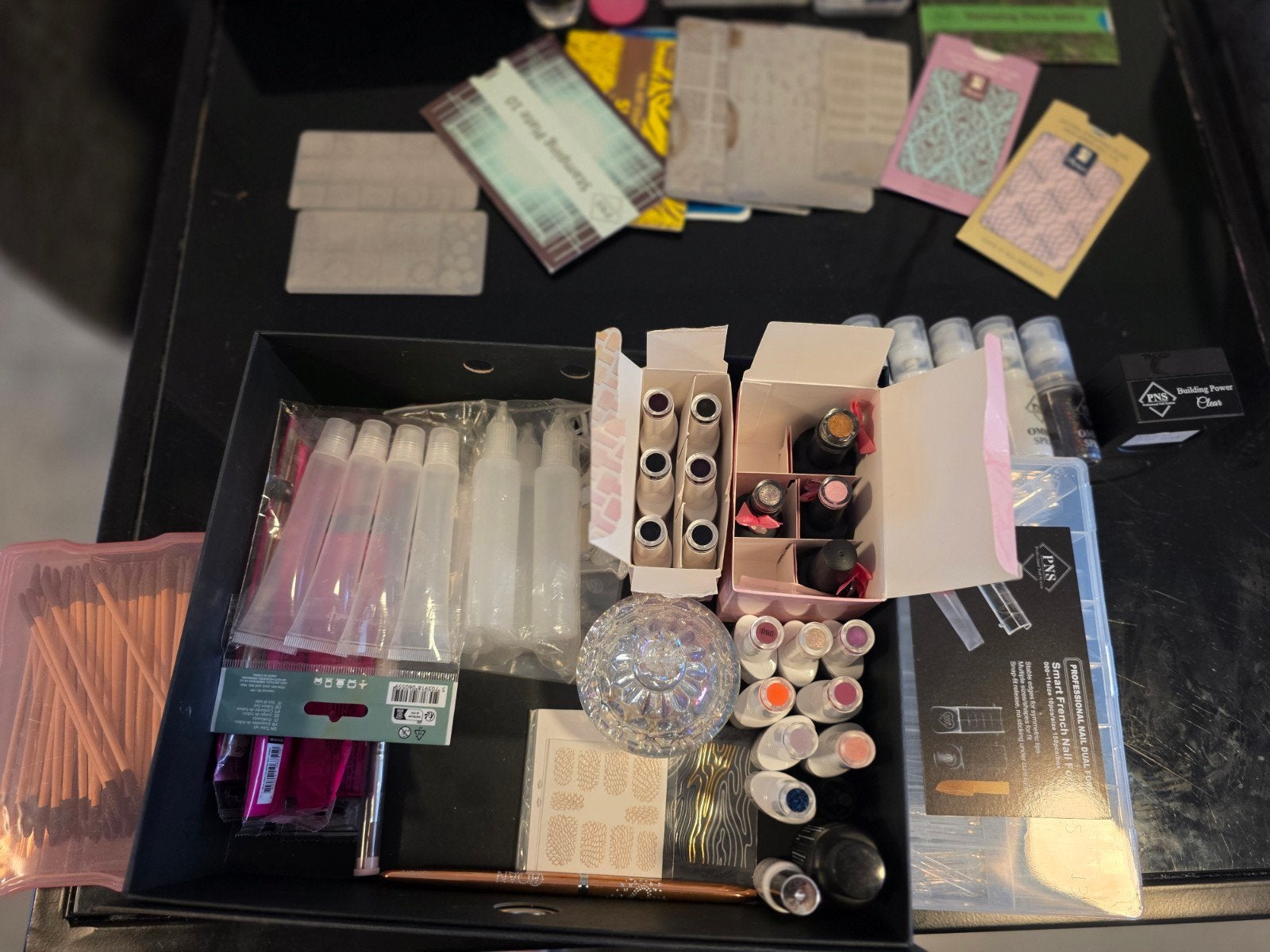PNS Nagelproducten & Glitter Collectie, Ophalen, Zo goed als nieuw