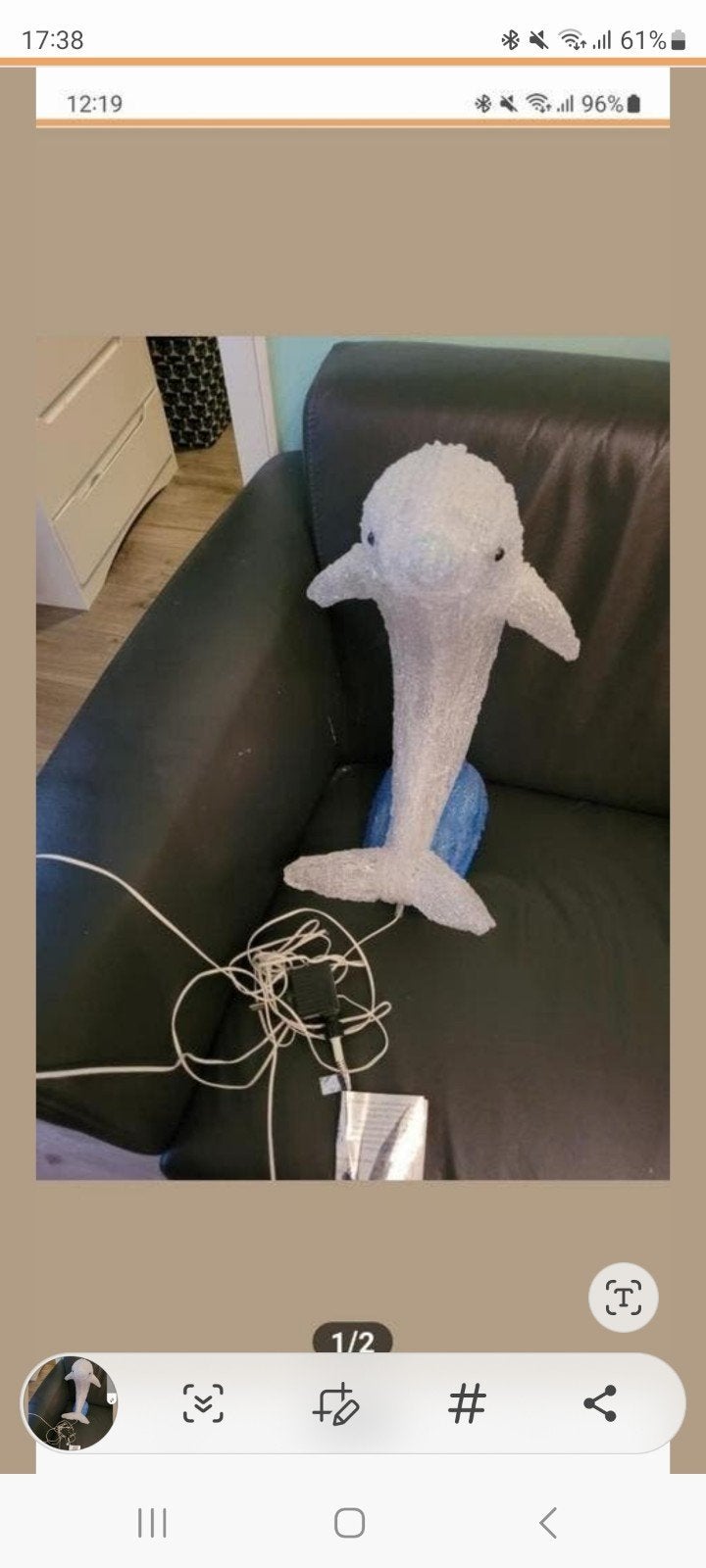 Dolfijn LED-lamp - Sfeervolle verlichting, Ophalen