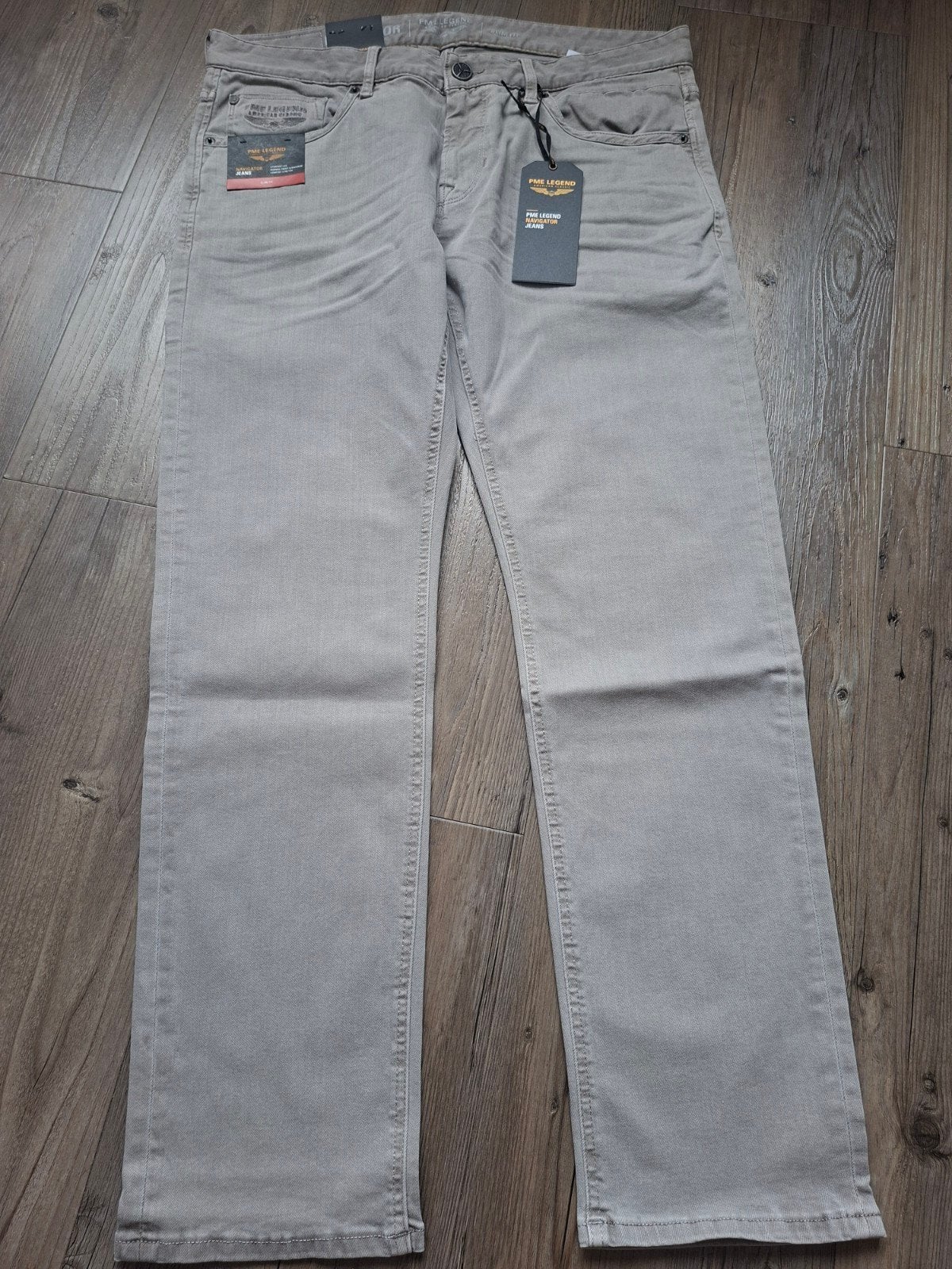 PME LEGEND Navigator slimfit jeans W35 L30 3 voor €149,95, Nieuw, Ophalen of Verzenden, W33 - W34 (confectie 48/50), Grijs