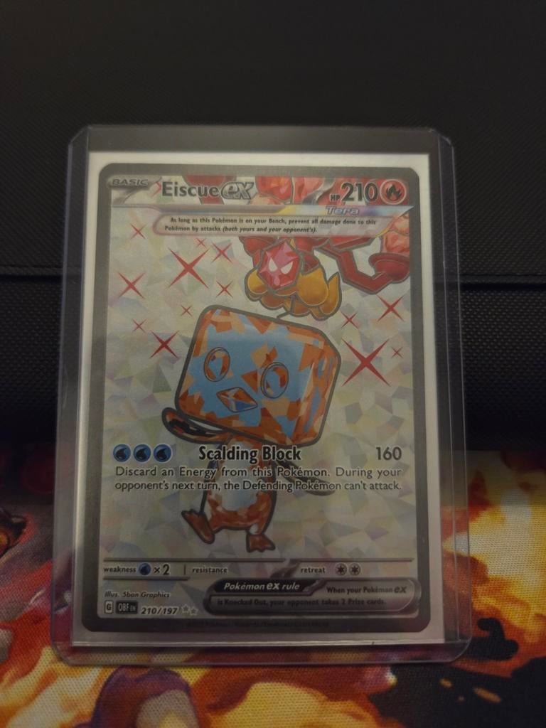 Pokemonkaart Eiscue ex 210/197 NM, Ophalen of Verzenden