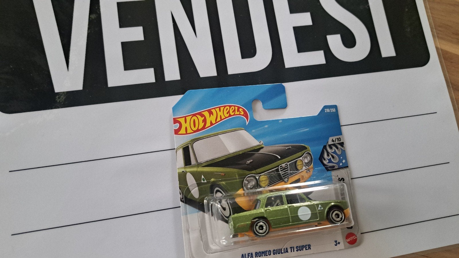 AlfaRomeo Giulia TI Super. HotWheels., Ophalen of Verzenden, Auto