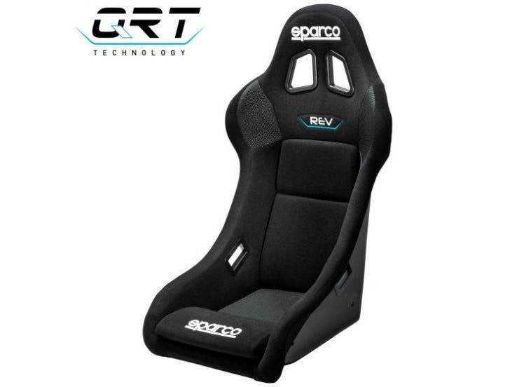 Sparco Rev QRT - Kuipstoel Sportstoel Racestoel FIA, Auto diversen, Ophalen of Verzenden