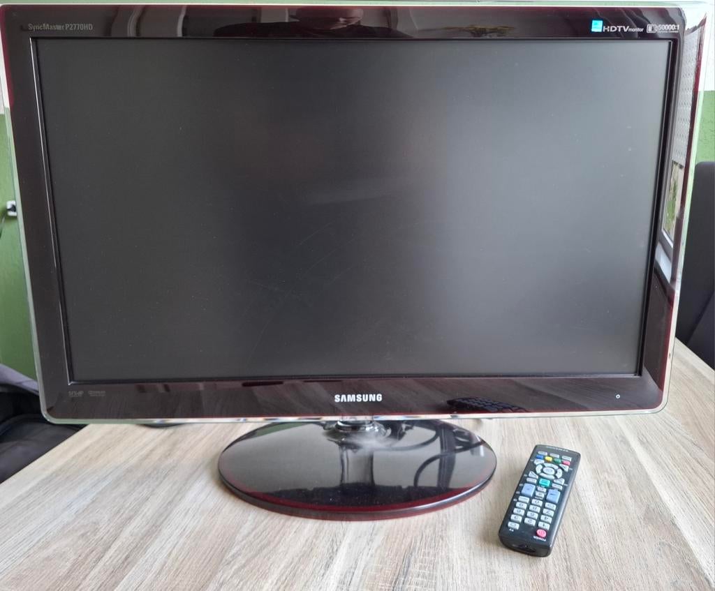 Samsung 27 inch Full HD TV / Monitor (P2770HD), Ophalen, 50 Hz, Samsung, 100 cm of meer
