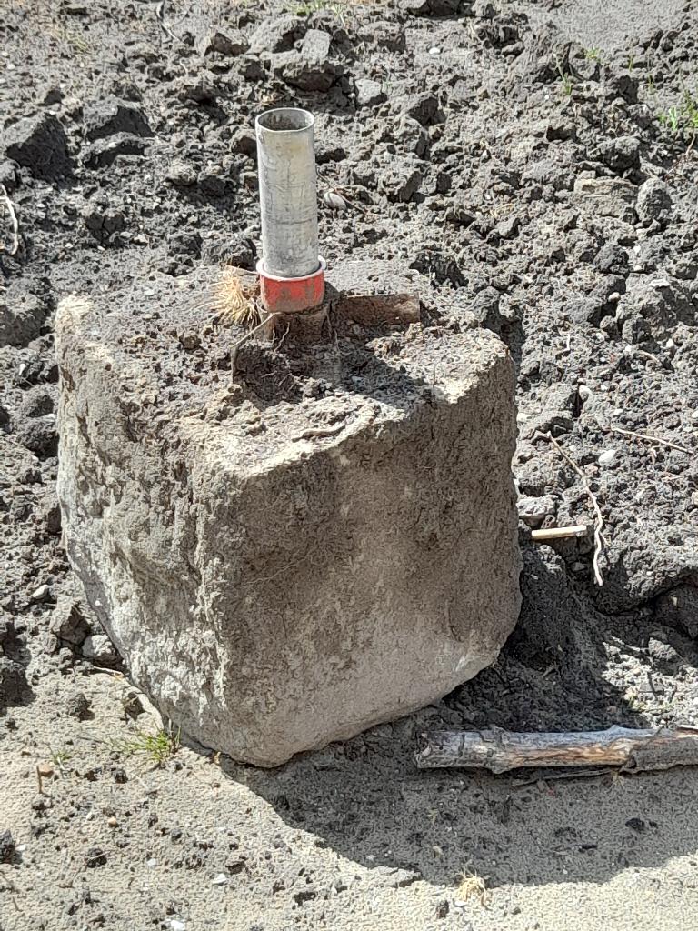 Parasolvoet, Ophalen, Gebruikt, Minder dan 1 meter, Parasolvoet