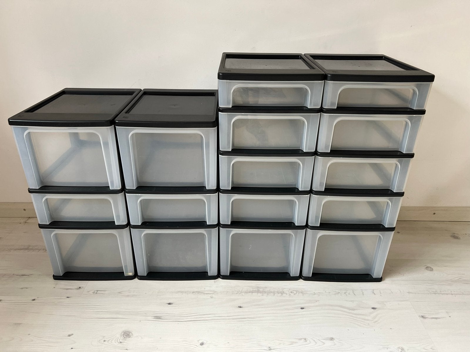 Handige opbergboxen met lades - Set van 4, Huis en Inrichting, Ophalen, Kunststof, 5 laden of meer, 100 tot 150 cm