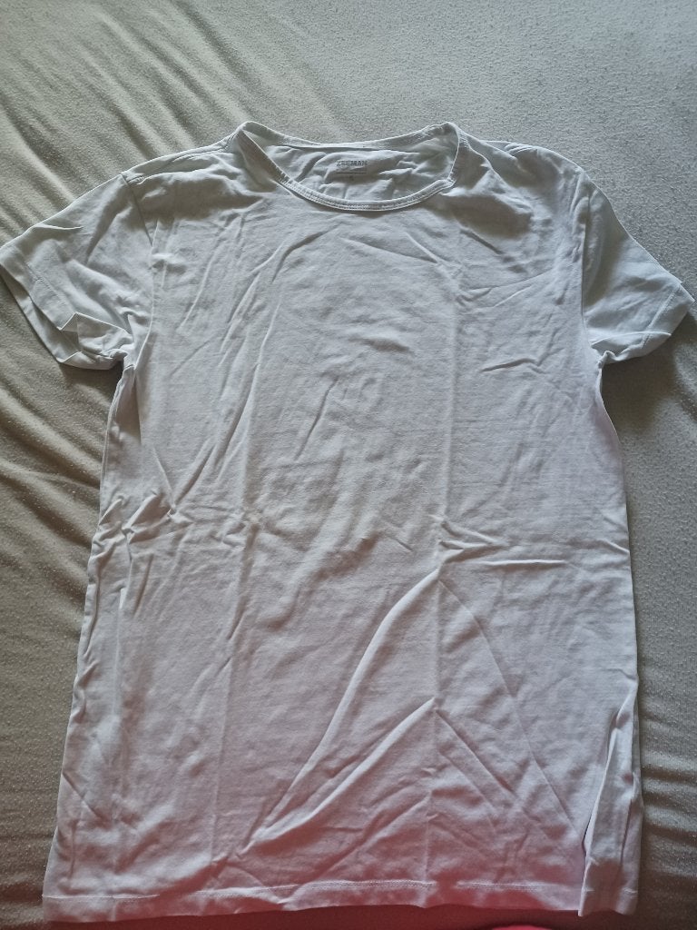 Wit t-shirt zeeman / maat S / zgan, Kleding | Heren, T-shirts, Wit, Ophalen of Verzenden, Zo goed als nieuw, Maat 46 (S) of kleiner
