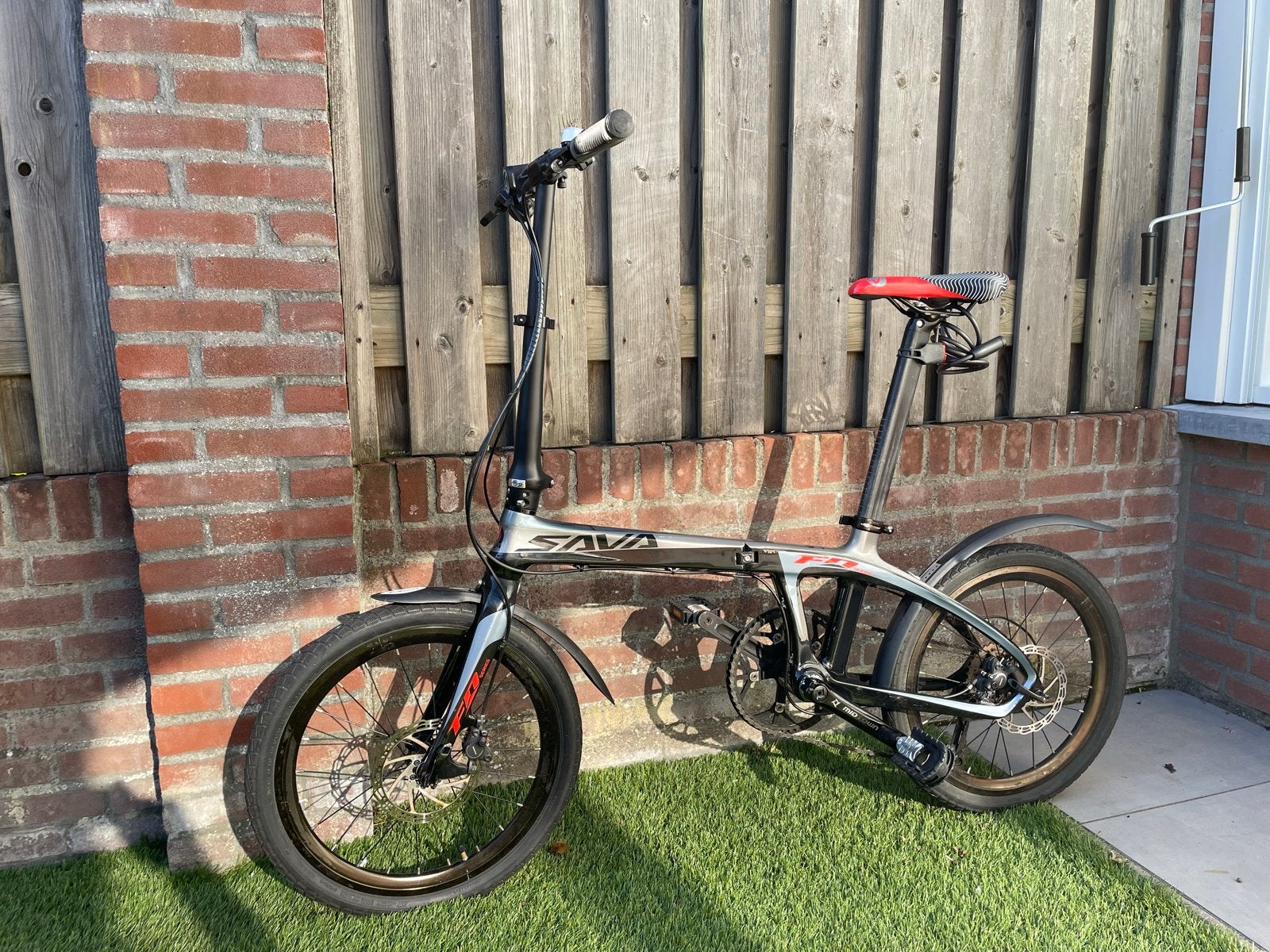 Sava Vikta 6.0 Carbon Vouwfiets - Lichtgewicht & Compact, Overige merken, 20 inch of meer, Versnellingen, Ophalen of Verzenden
