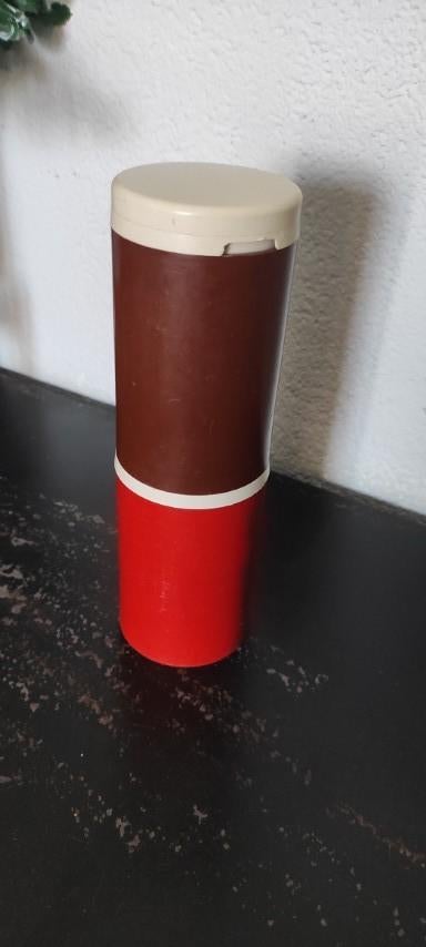 Vintagekruidentoren Tupperware 2 bakjes, Ophalen of Verzenden, Gebruikt, Bruin, Bak of Kom