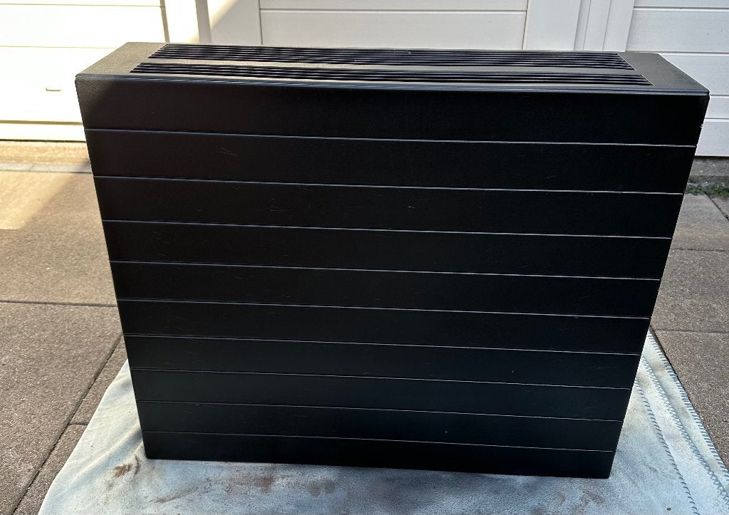 2 x Henrad Radiator zwart, Ophalen, 30 tot 80 cm, Gebruikt, Radiator