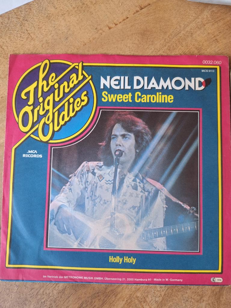 Single Neil Diamond- Sweet Caroline, Cd's en Dvd's, Vinyl Singles, Gebruikt, 7 inch, Single, Ophalen of Verzenden