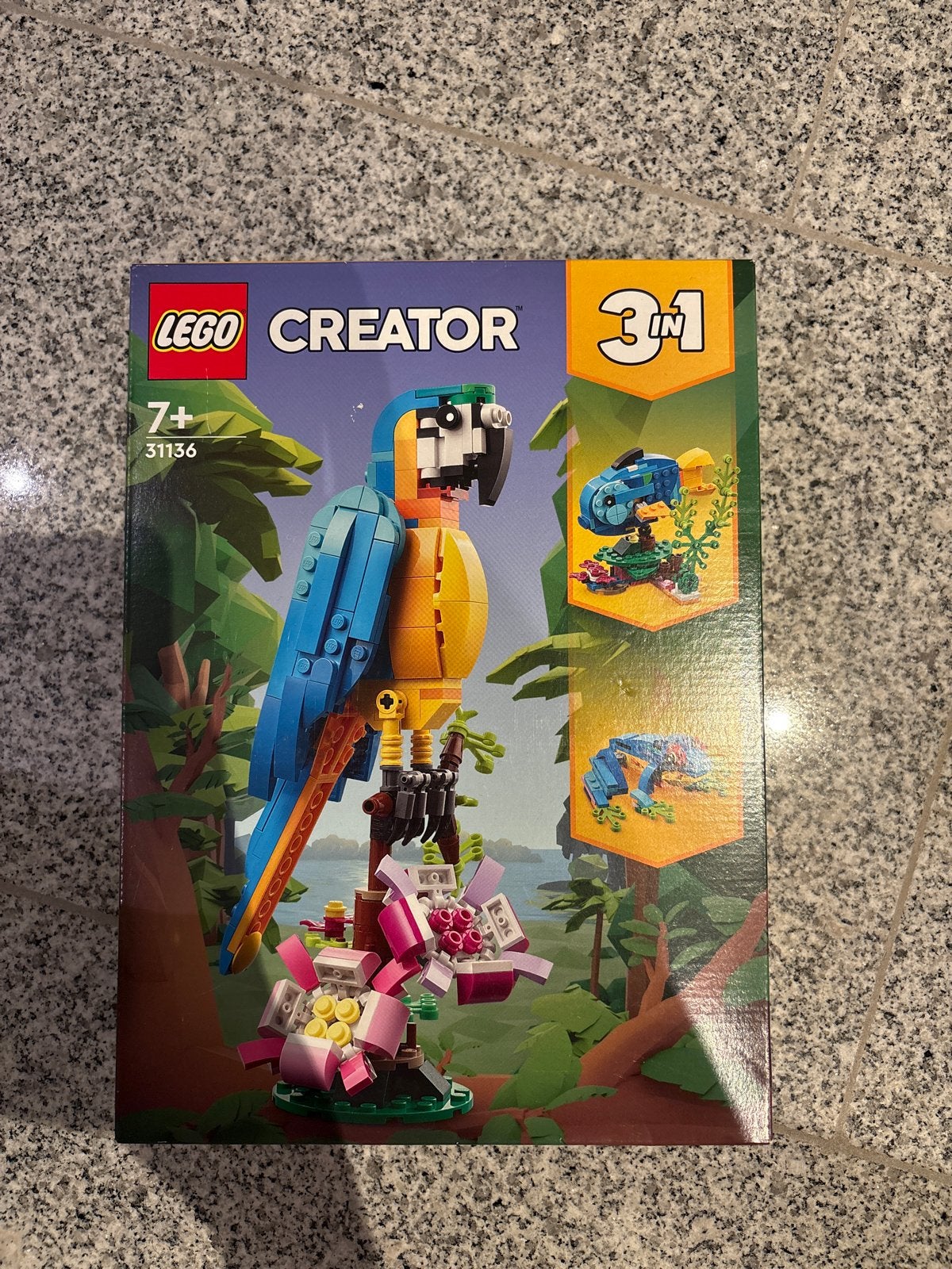LEGO Creator 3in1 Exotische Papegaai 31136 Nieuw, Lego, Nieuw, Ophalen of Verzenden, Ongeopend/sealed