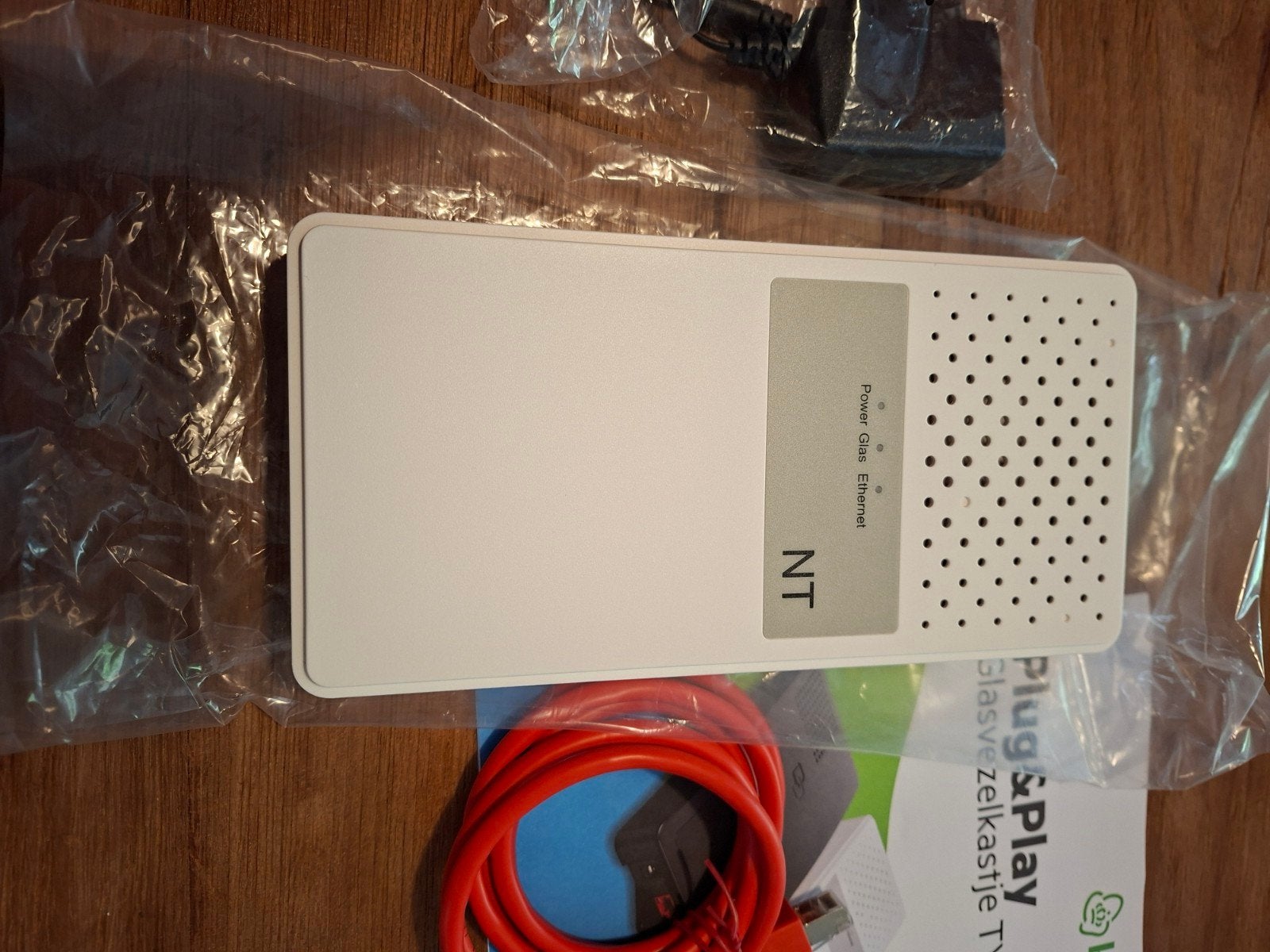 Media converter Glasvezelkastje TY01, Ophalen