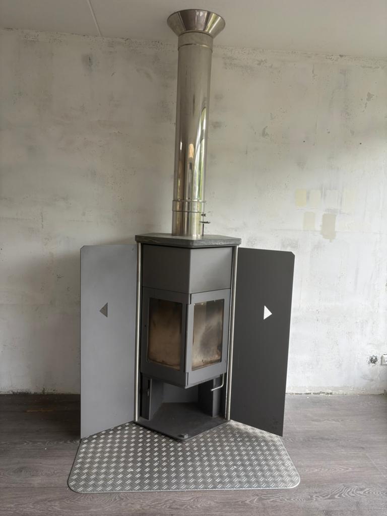 Allesbrander, Ophalen, Gebruikt, Vrijstaande haard